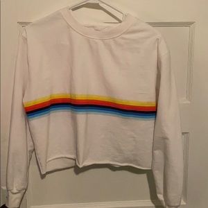 Long sleeve crop top